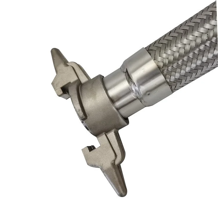 爪型快速接头连接金属软管